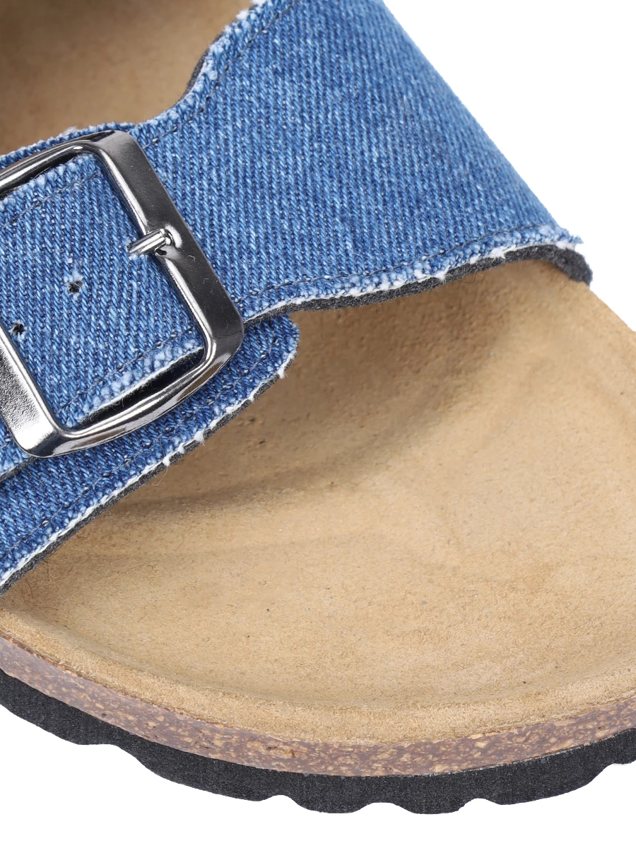 Шлепанцы из денима MC2 SAINT BARTH SANDAL N - DENIM Деним  Фото 5