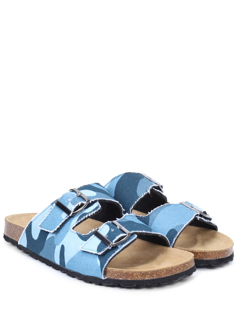 Шлепанцы текстильные MC2 SAINT BARTH SANDAL N - DEN MIM 31 Синий  Фото 2