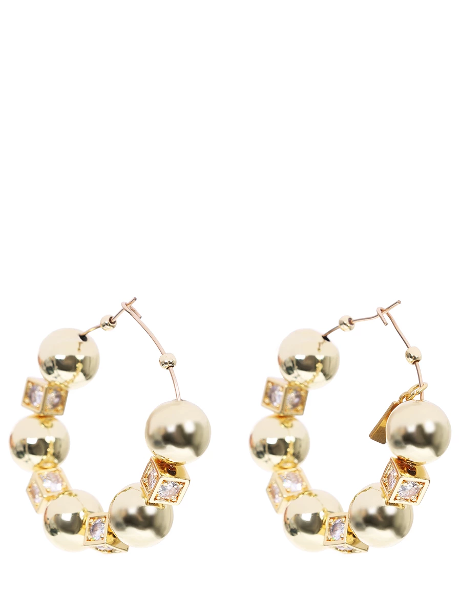 

Серьги с цирконием, Золотой, 2424-187