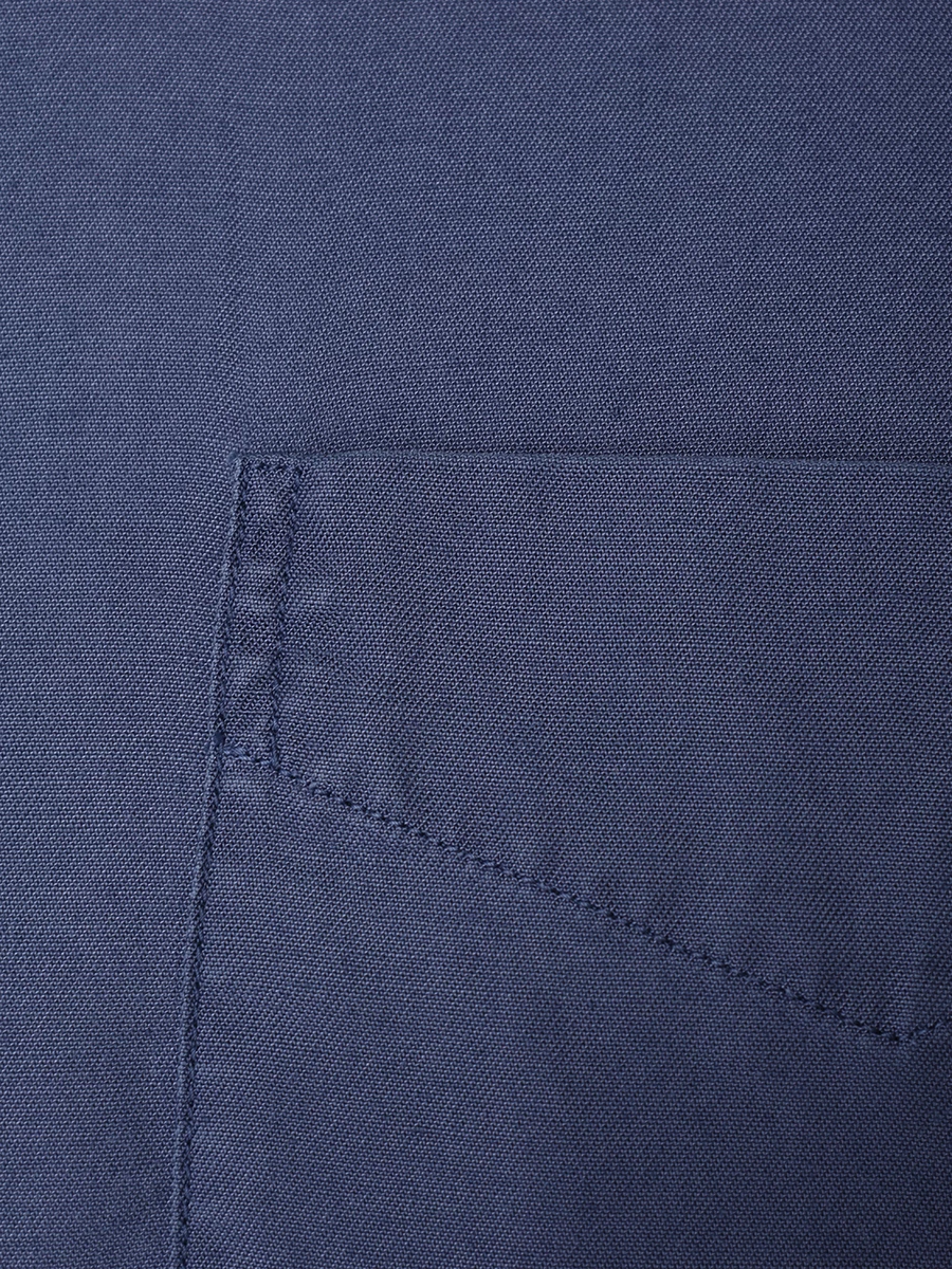 Рубашка Regular Fit из лиоцелла TOM FORD HSO001-FMT001 Синий  Фото 6