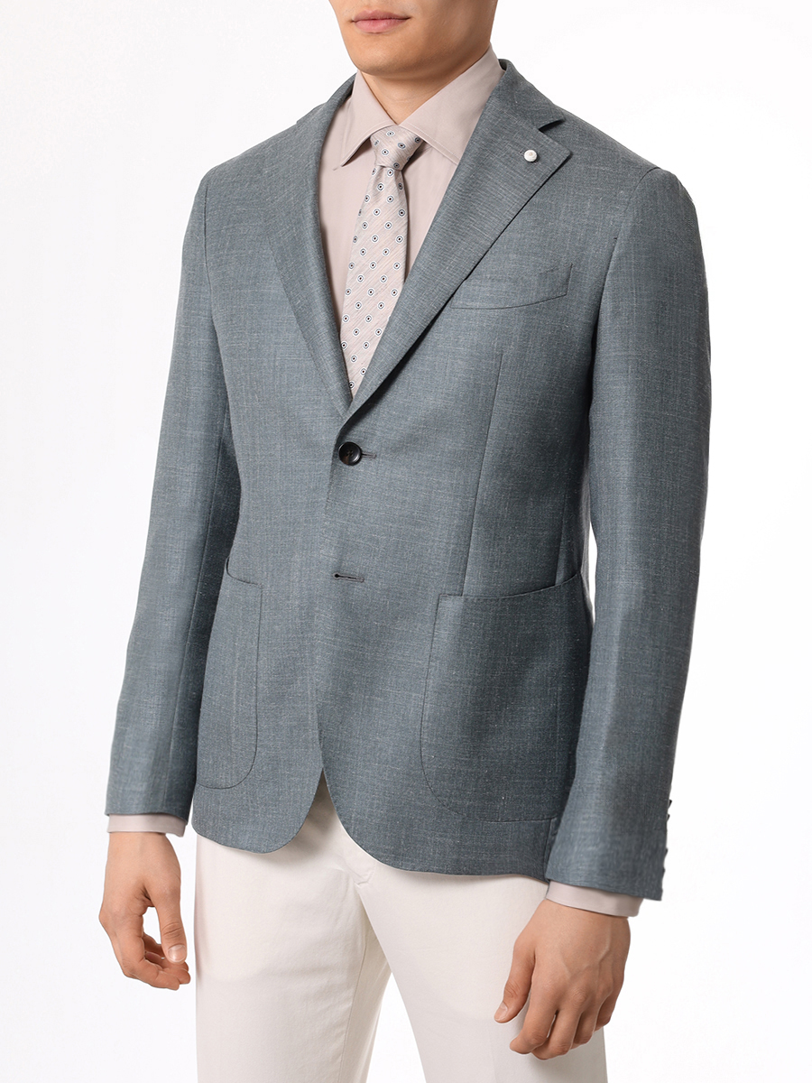 Пиджак шерстяной LUBIAM 42052/3/2561 Зеленый  Фото 4