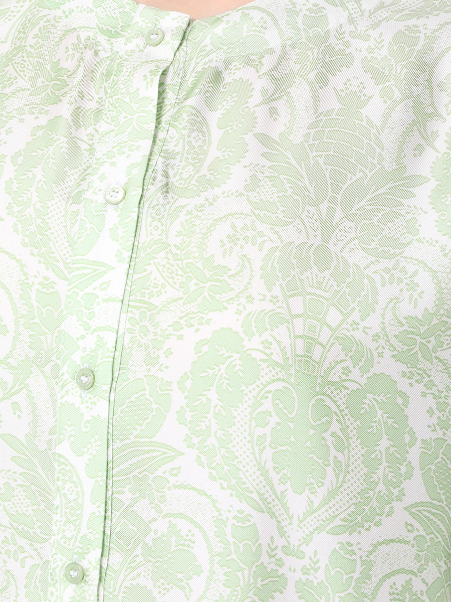 Блуза шелковая MANZONI 24 24PM427-SE6, размер 44, цвет белый - фото 5