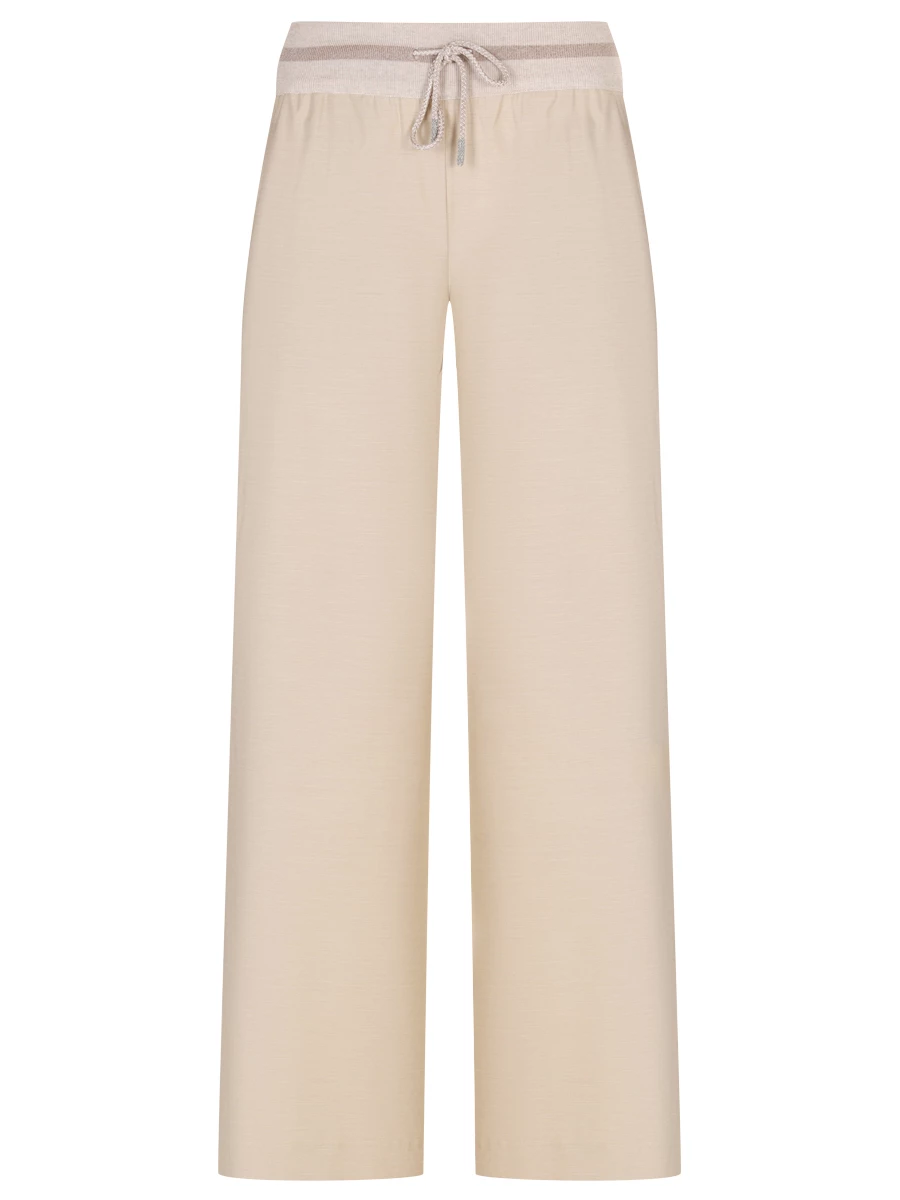 

Брюки из шерсти и вискозы, Бежевый, D340012PA/0245