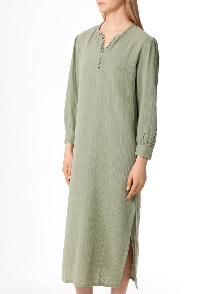 Платье хлопковое NOT SHY 4402413, размер 46, цвет зеленый - фото 4