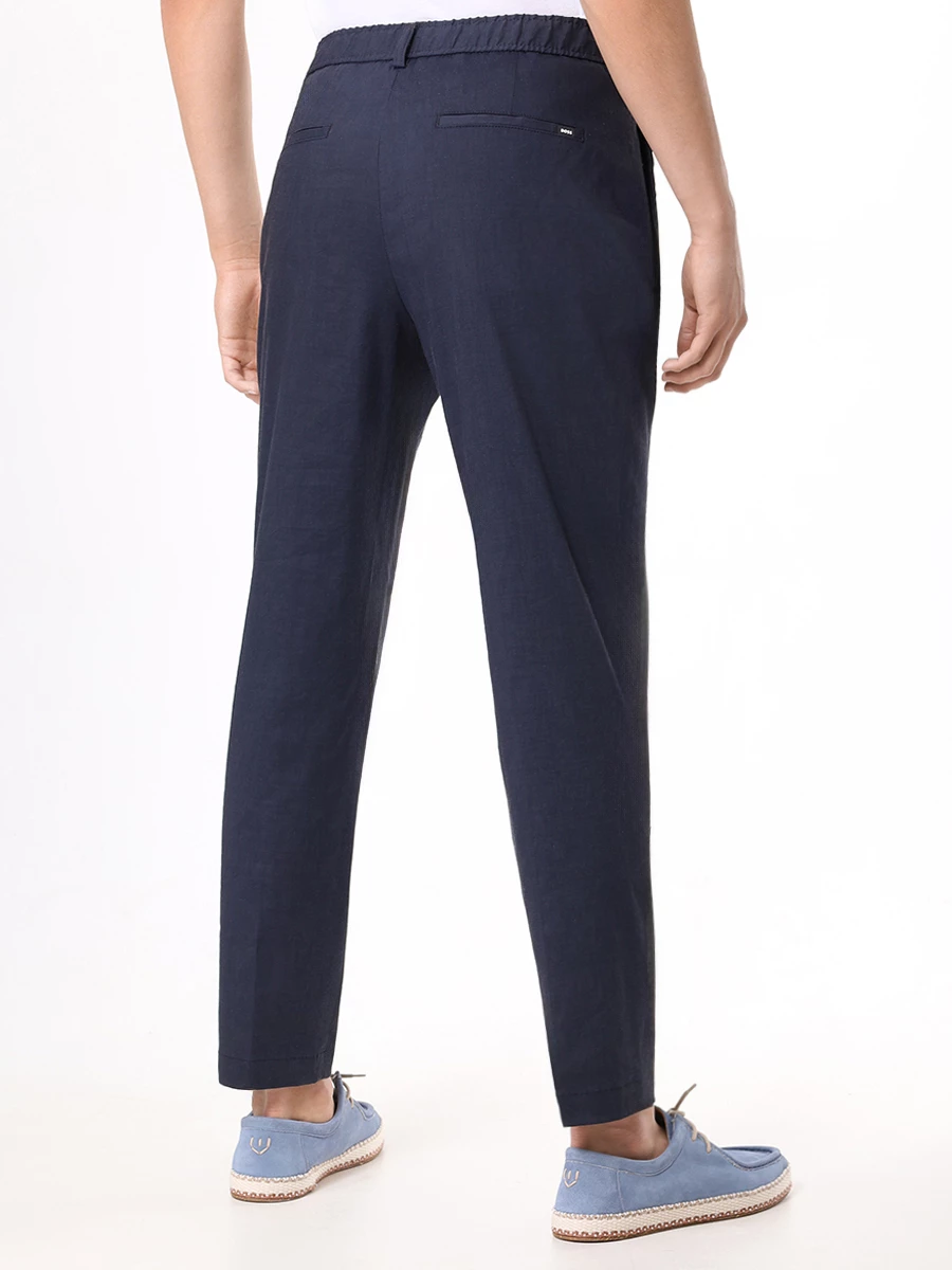 

Брюки Relaxed Fit льняные, Синий, 50514595/404