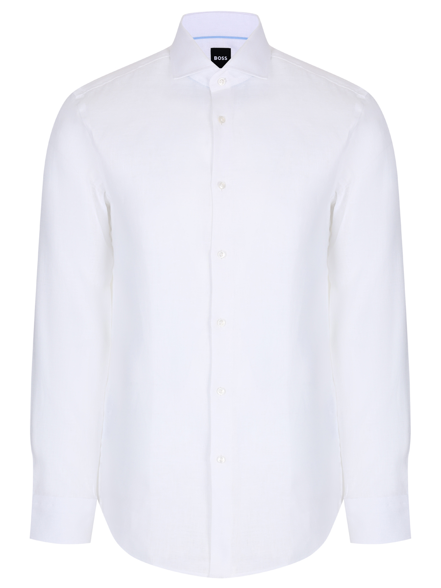 Рубашка Slim Fit льняная BOSS
