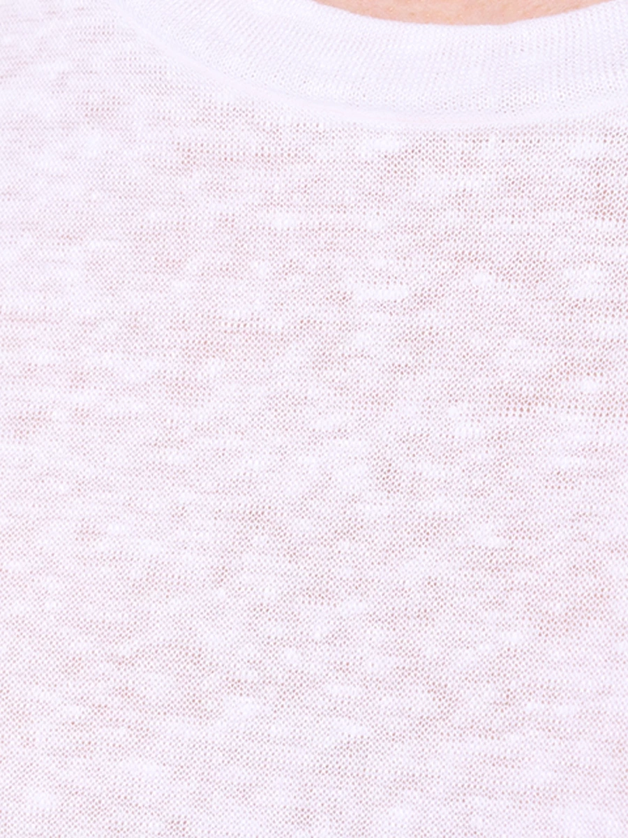 

Футболка льняная, Белый, S136-9431/001