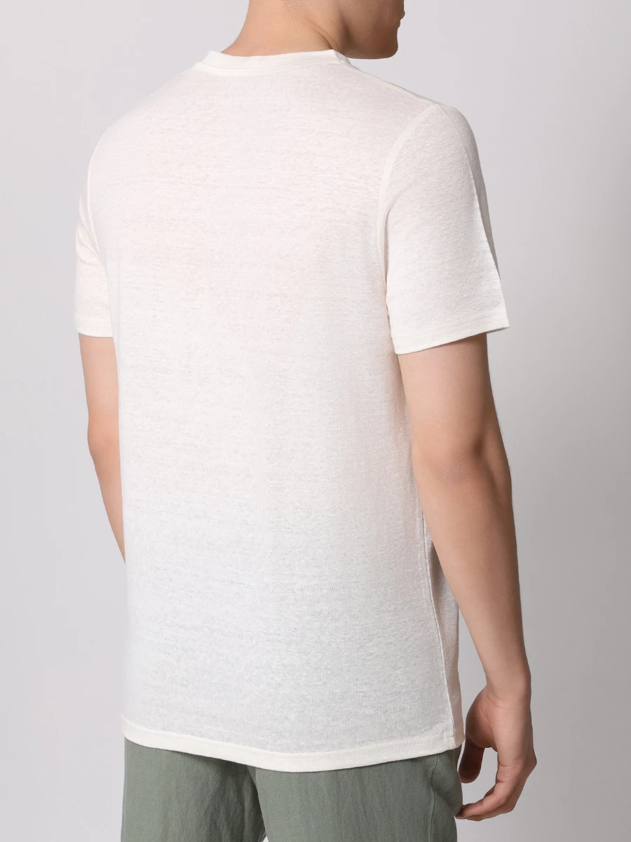 Футболка льняная ZIMMERLI S136-9431/005 Кремовый  Фото 3