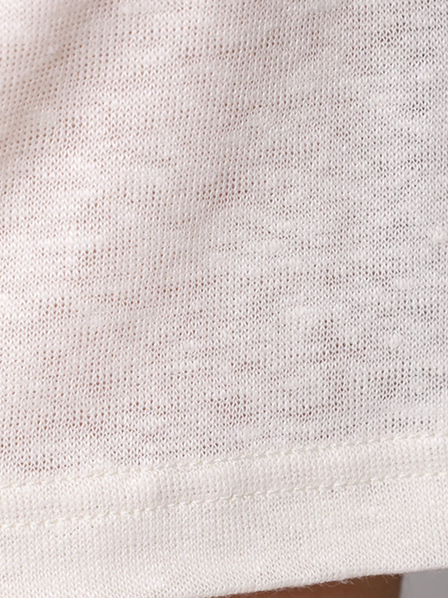 Футболка льняная ZIMMERLI S136-9431/005 Кремовый  Фото 6
