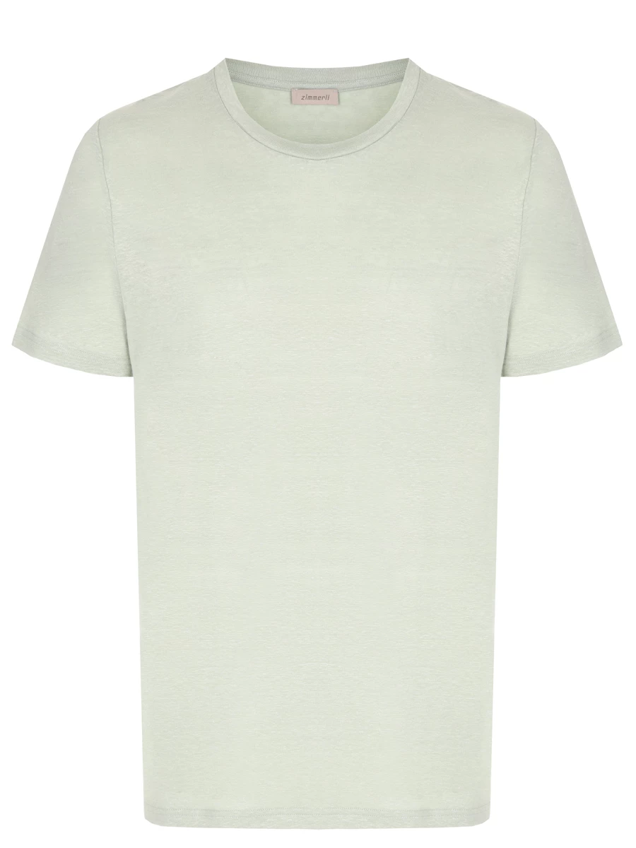 Футболка льняная ZIMMERLI S136-9431/605 Зеленый 