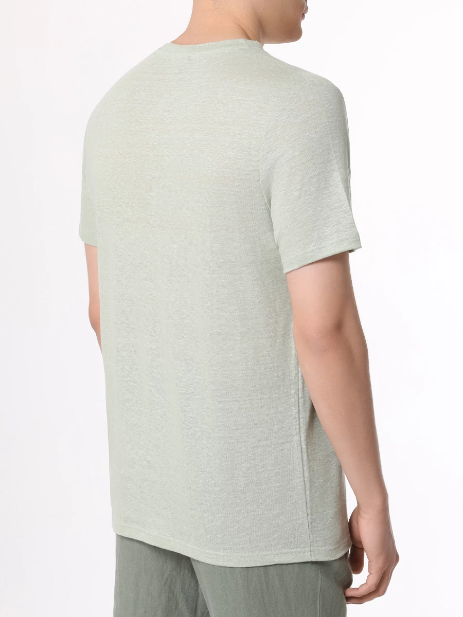 Футболка льняная ZIMMERLI S136-9431/605 Зеленый  Фото 3