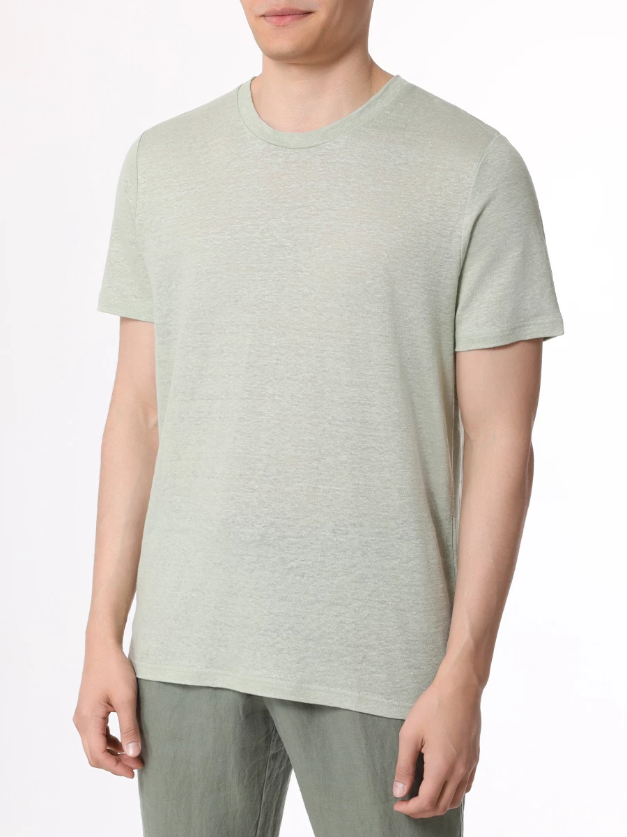 Футболка льняная ZIMMERLI S136-9431/605 Зеленый  Фото 4