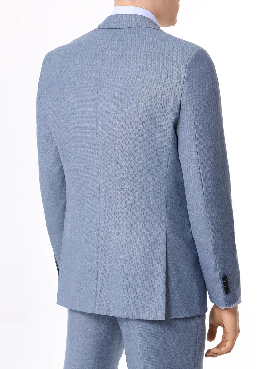 Костюм Regular Fit шерстяной BOSS 50514634/438 Голубой  Фото 3