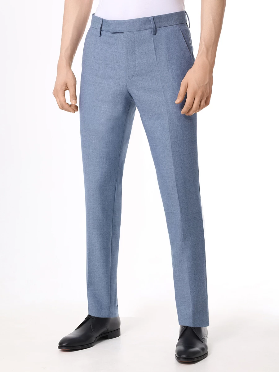 Костюм Regular Fit шерстяной BOSS 50514634/438 Голубой  Фото 7