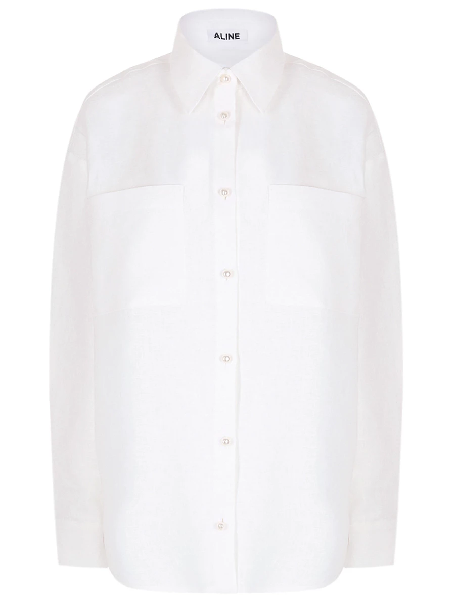 Рубашка льняная ALINE AL070702, размер 40, цвет белый