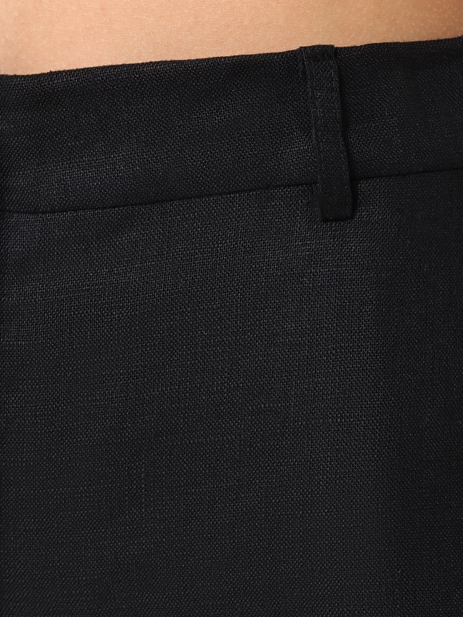 Шорты льняные ALINE AL130703, размер 42, цвет черный - фото 5