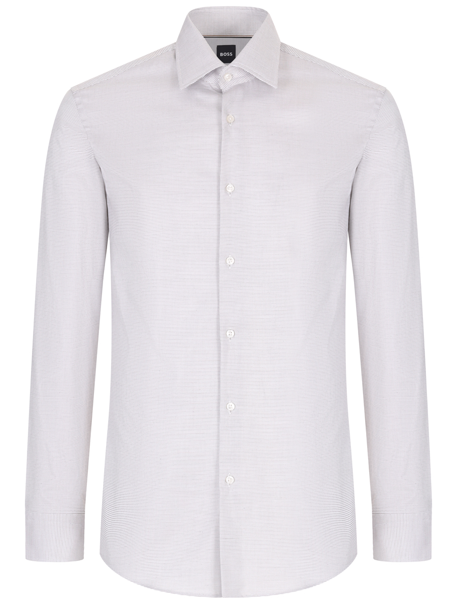 Рубашка Slim Fit хлопковая BOSS