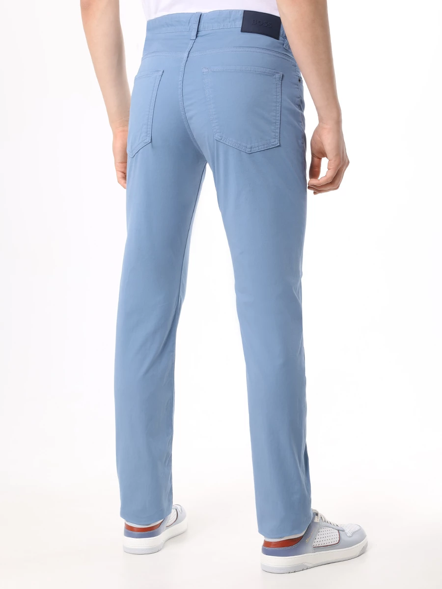 

Брюки Slim Fit хлопковые, Голубой, 50505445/459
