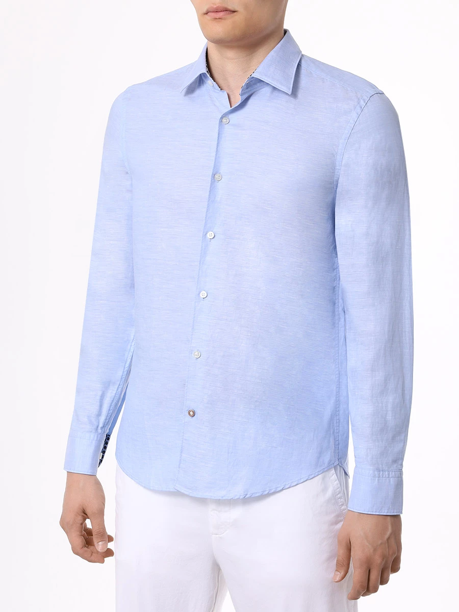 Рубашка Casual Fit BOSS 50513676/450, размер 39, цвет голубой 50513676/450 - фото 4