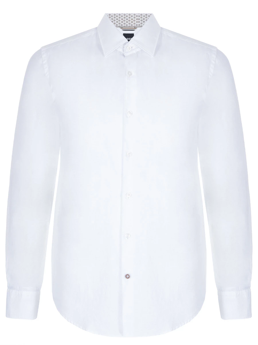 Рубашка Casual Fit BOSS 50513676/100, размер 42, цвет белый 50513676/100 - фото 1