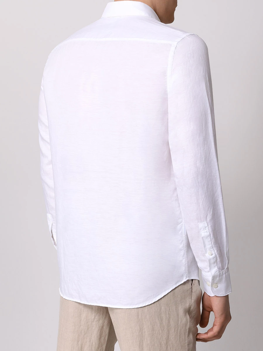 Рубашка Casual Fit BOSS 50513676/100, размер 42, цвет белый 50513676/100 - фото 3