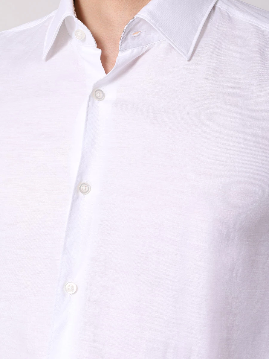 Рубашка Casual Fit BOSS 50513676/100, размер 42, цвет белый 50513676/100 - фото 5