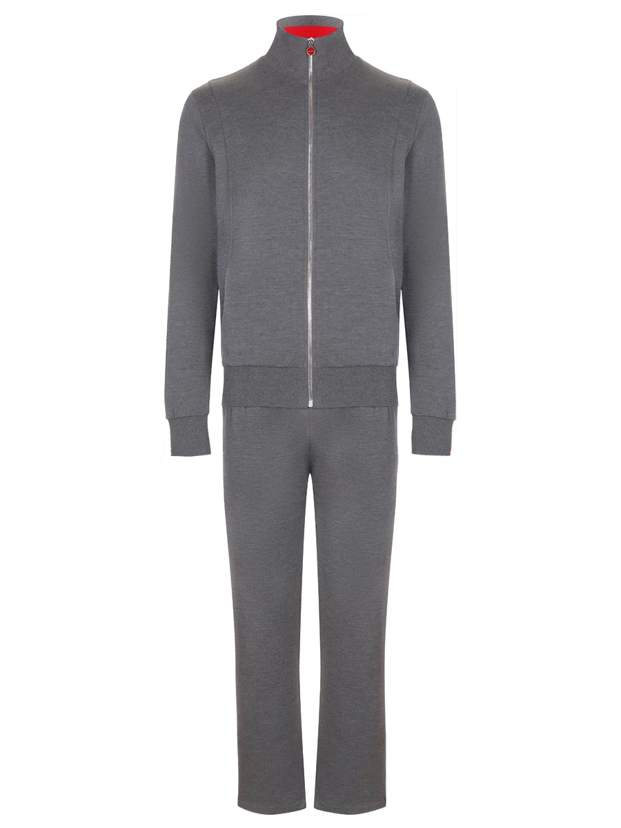 Костюм хлопковый KITON UMJ001205003 Серый 