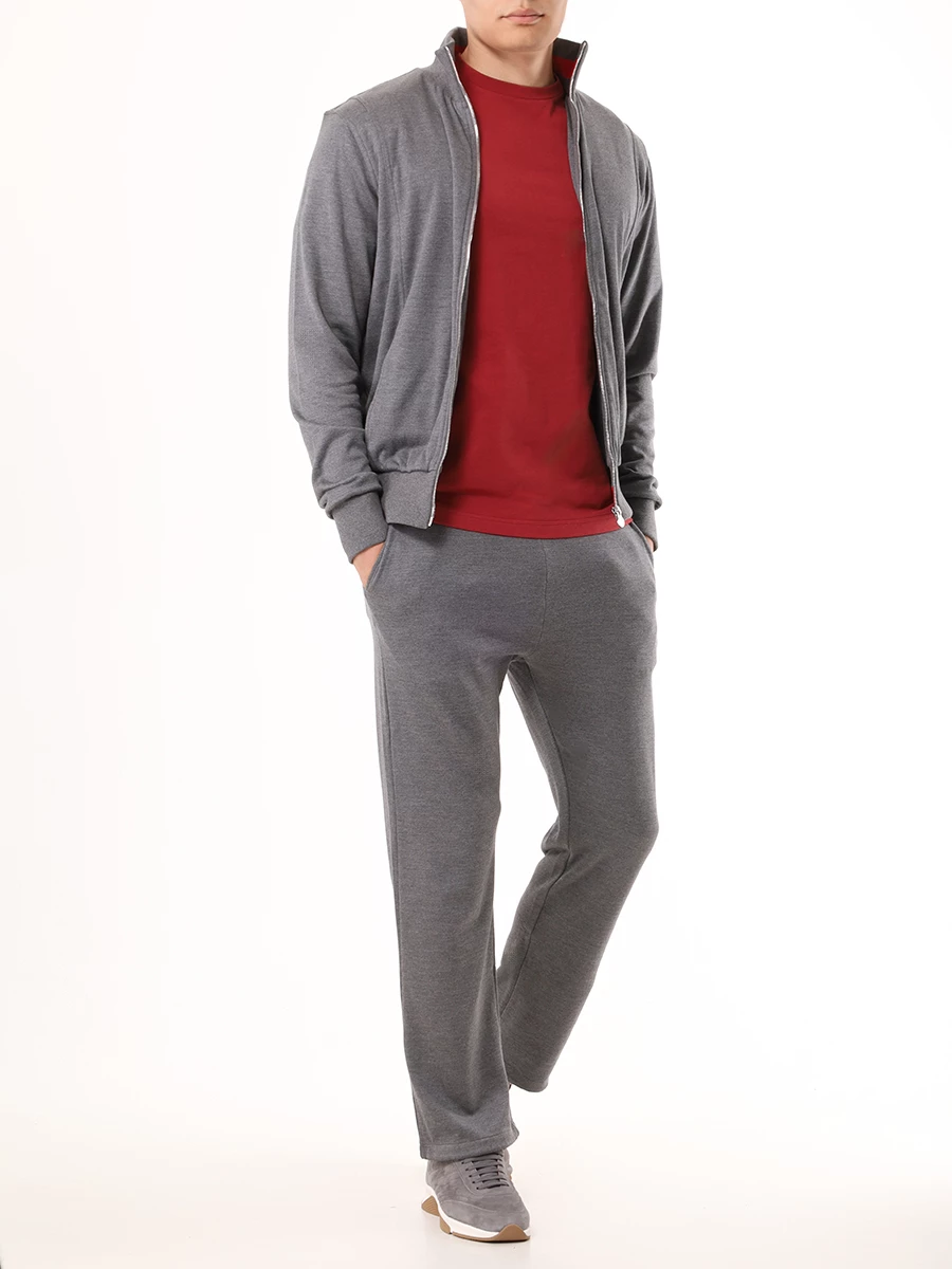 Костюм хлопковый KITON UMJ001205003 Серый  Фото 2