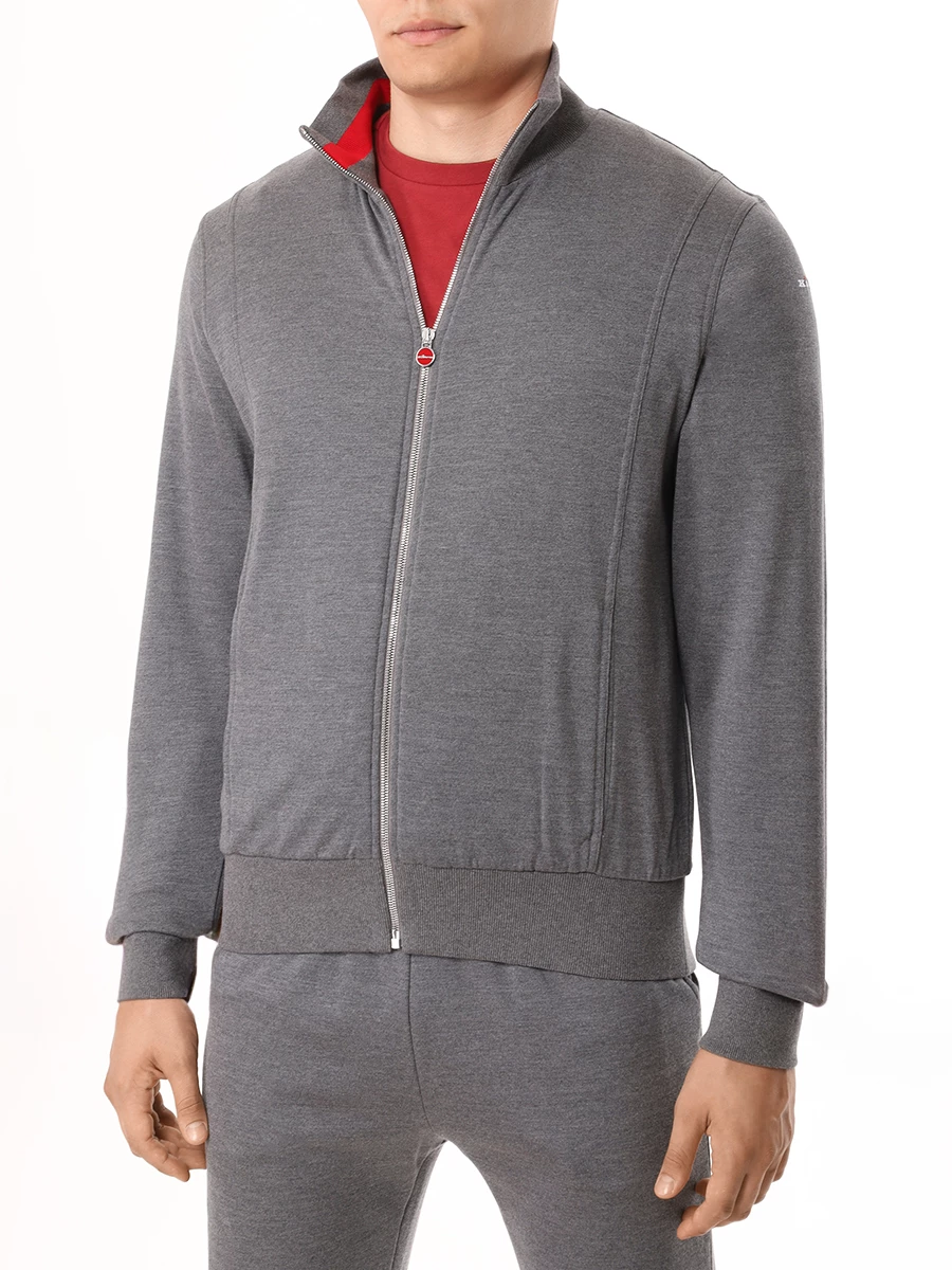 Костюм хлопковый KITON UMJ001205003 Серый  Фото 4