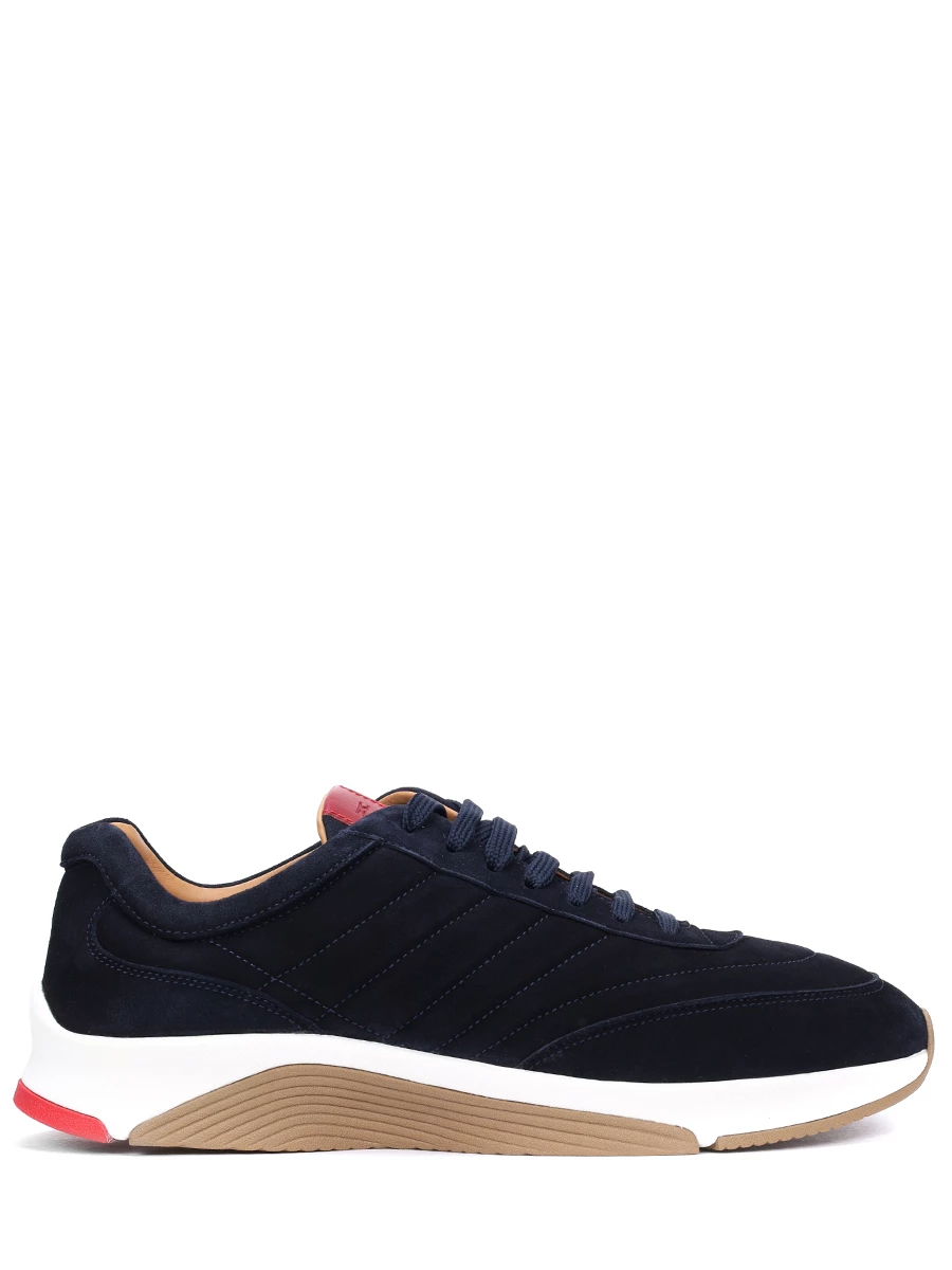 Кроссовки замшевые KITON USSA040N0098902003 Синий 