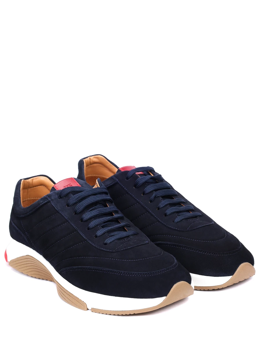 Кроссовки замшевые KITON USSA040N0098902003 Синий  Фото 2