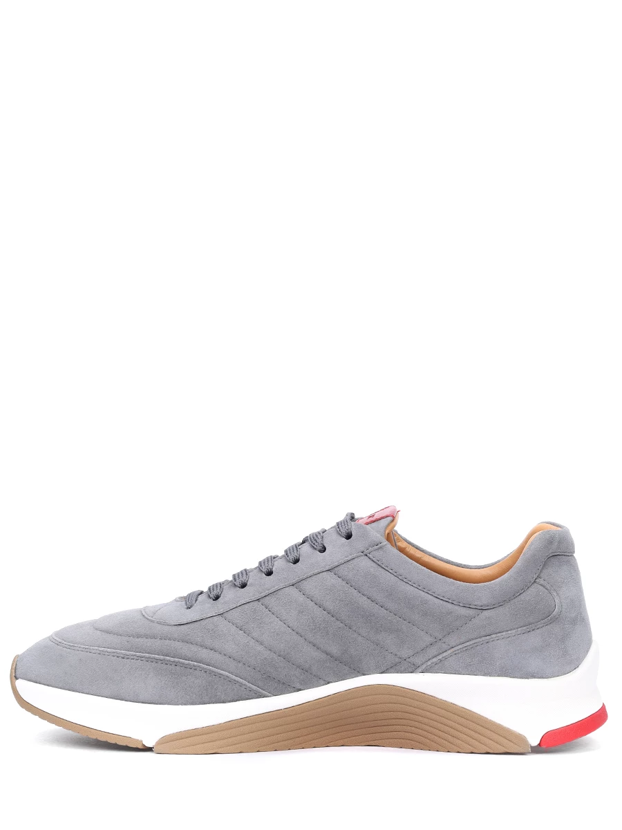 Кроссовки замшевые KITON USSA040N0098904002 Серый  Фото 3