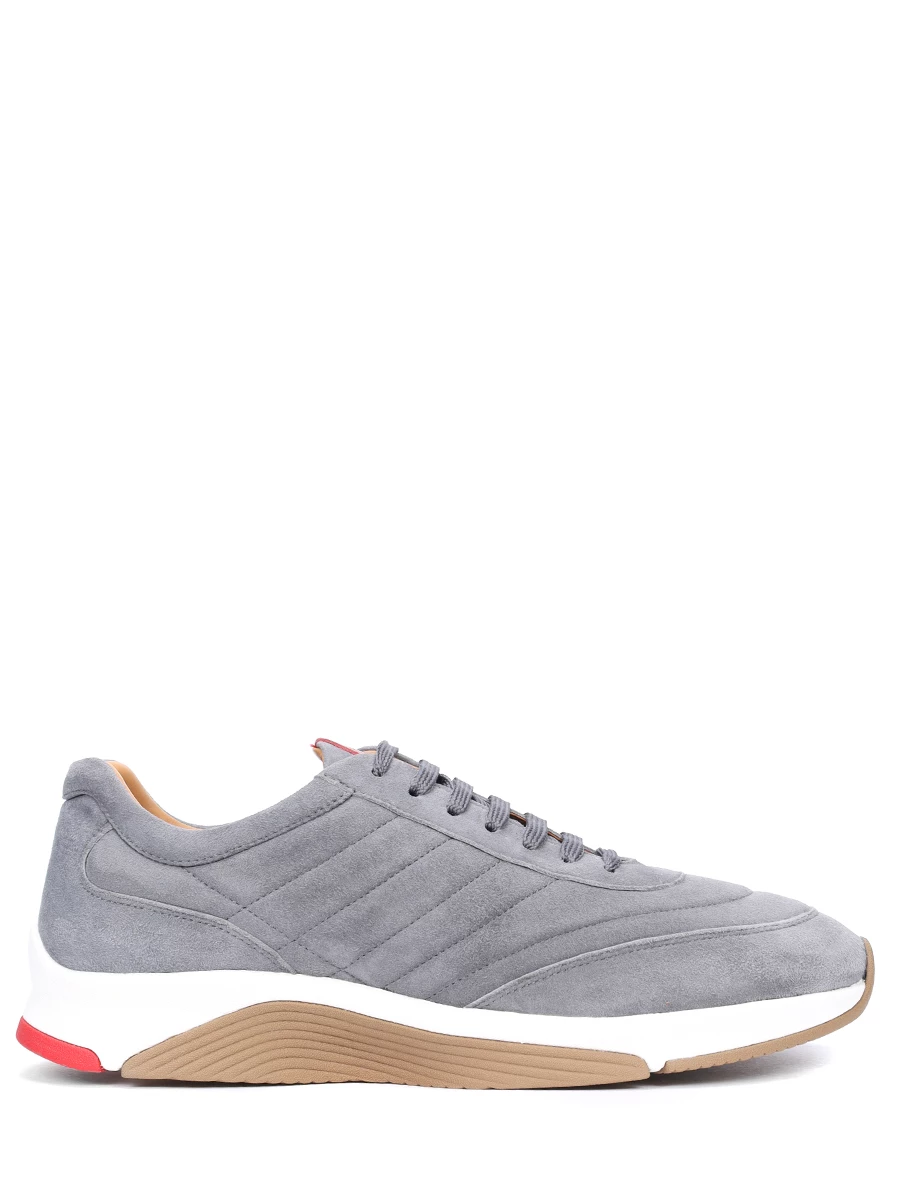Кроссовки замшевые KITON USSA040N0098904002 Серый 