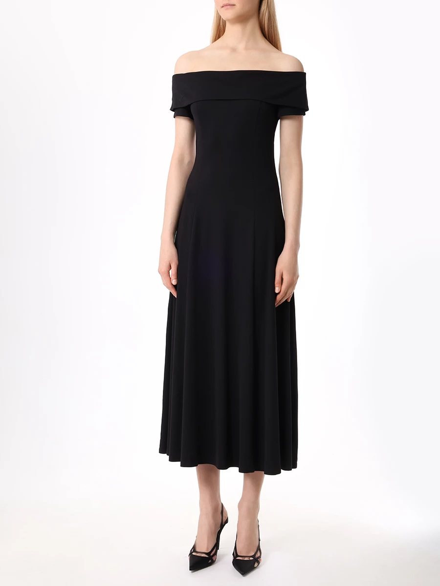 

Платье из вискозы, Черный, SS243557M/BLK