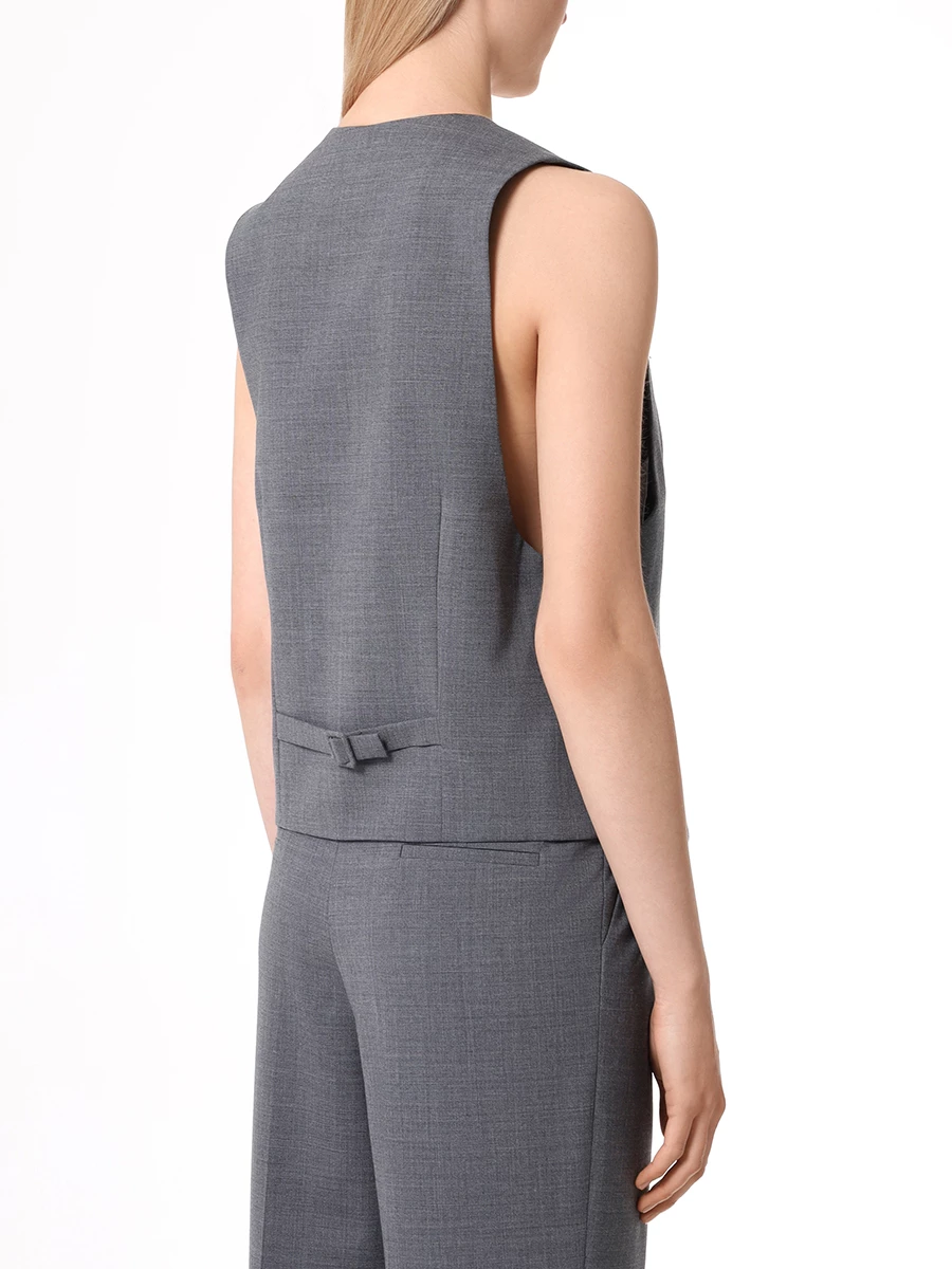 Жилет однотонный YULIAWAVE 1A4VT00702239GRAP Серый  Фото 3