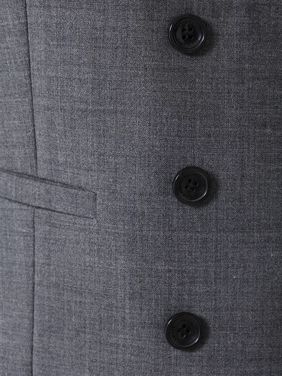 Жилет однотонный YULIAWAVE 1A4VT00702239GRAP Серый  Фото 6