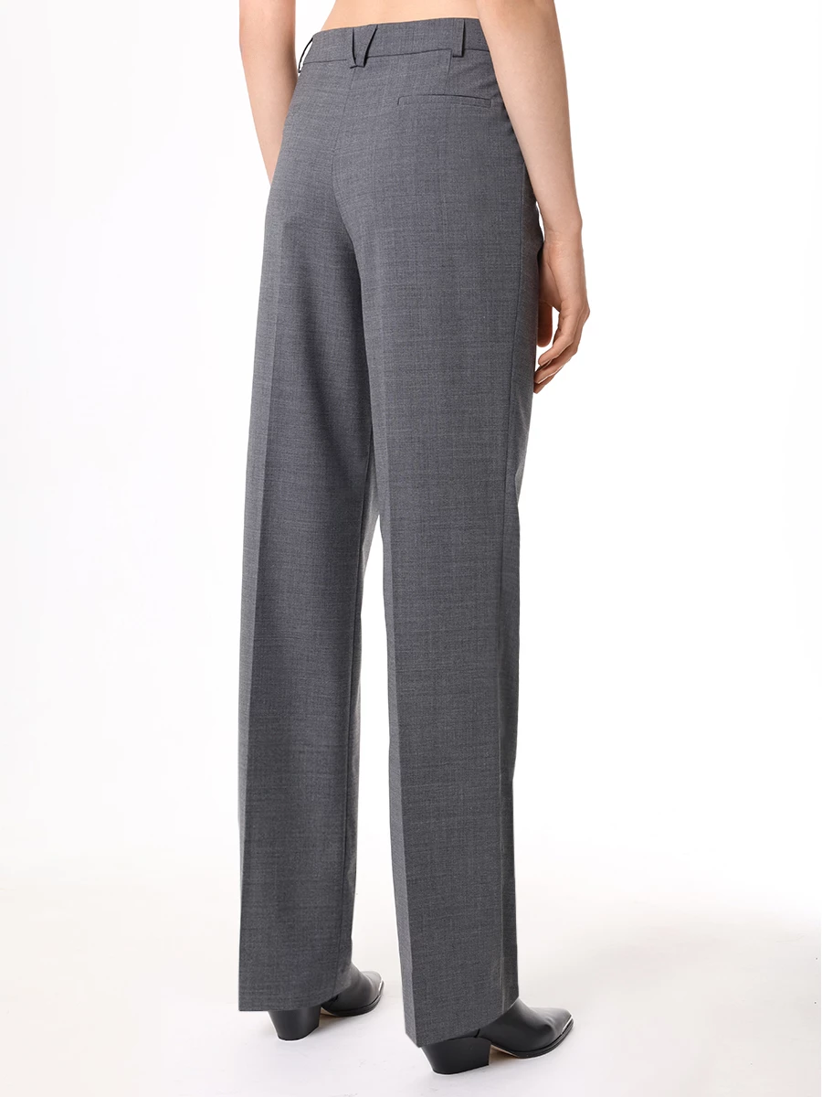 Брюки однотонные YULIAWAVE 1A4PS02702239GRAP Серый  Фото 3