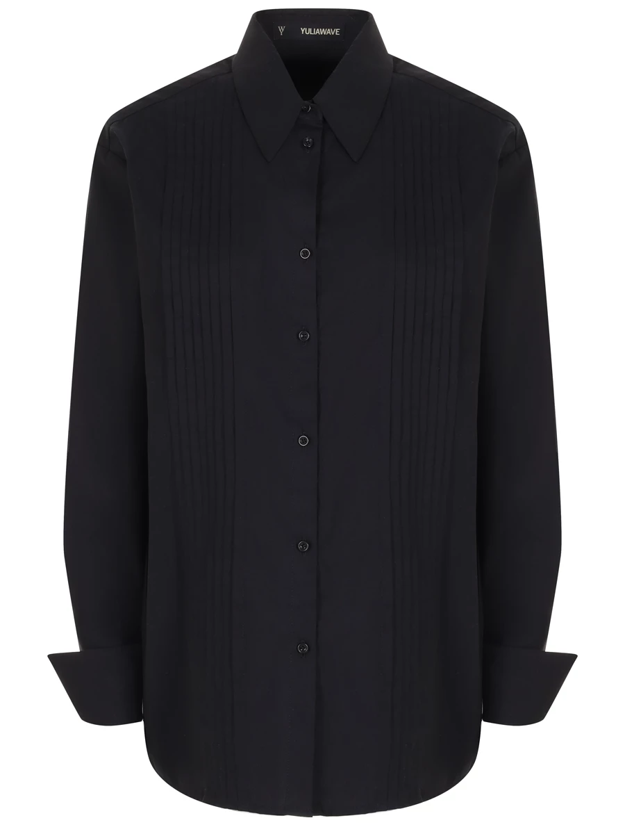 

Рубашка хлопковая, Черный, 1A4BL00902238BLCP