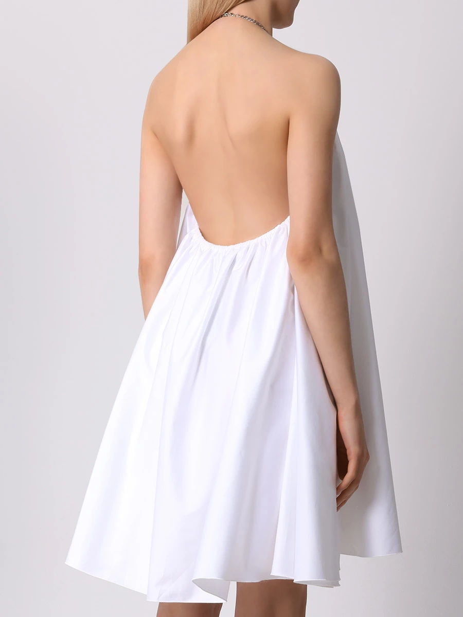 Платье хлопковое PHILIPP PLEIN WRG3003/01 Белый  Фото 3