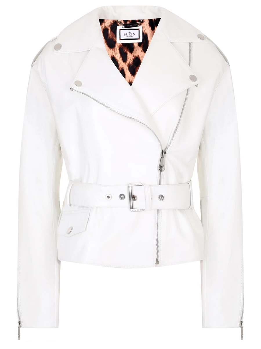 Куртка кожаная PHILIPP PLEIN WLB1058/01 Белый 