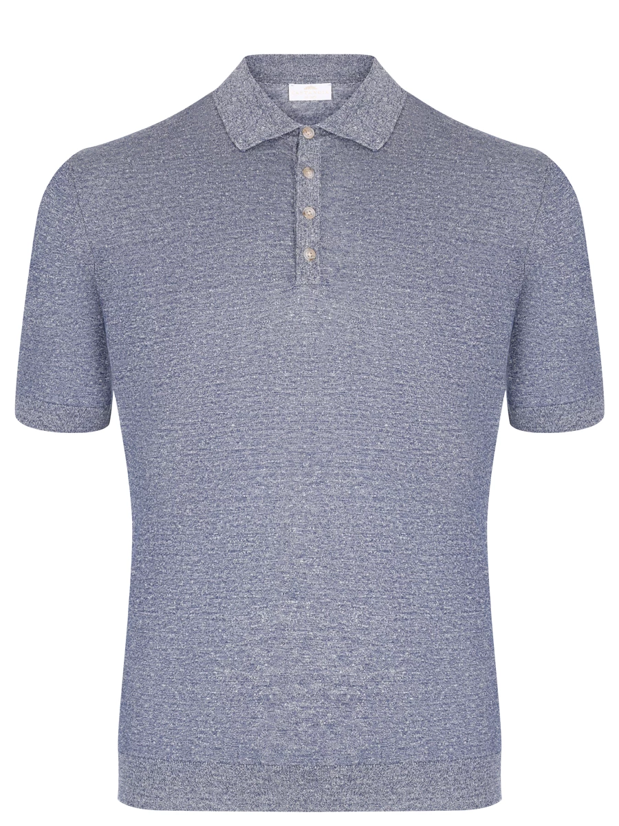 

Поло льняное, Синий, ML1 00188909CA/490