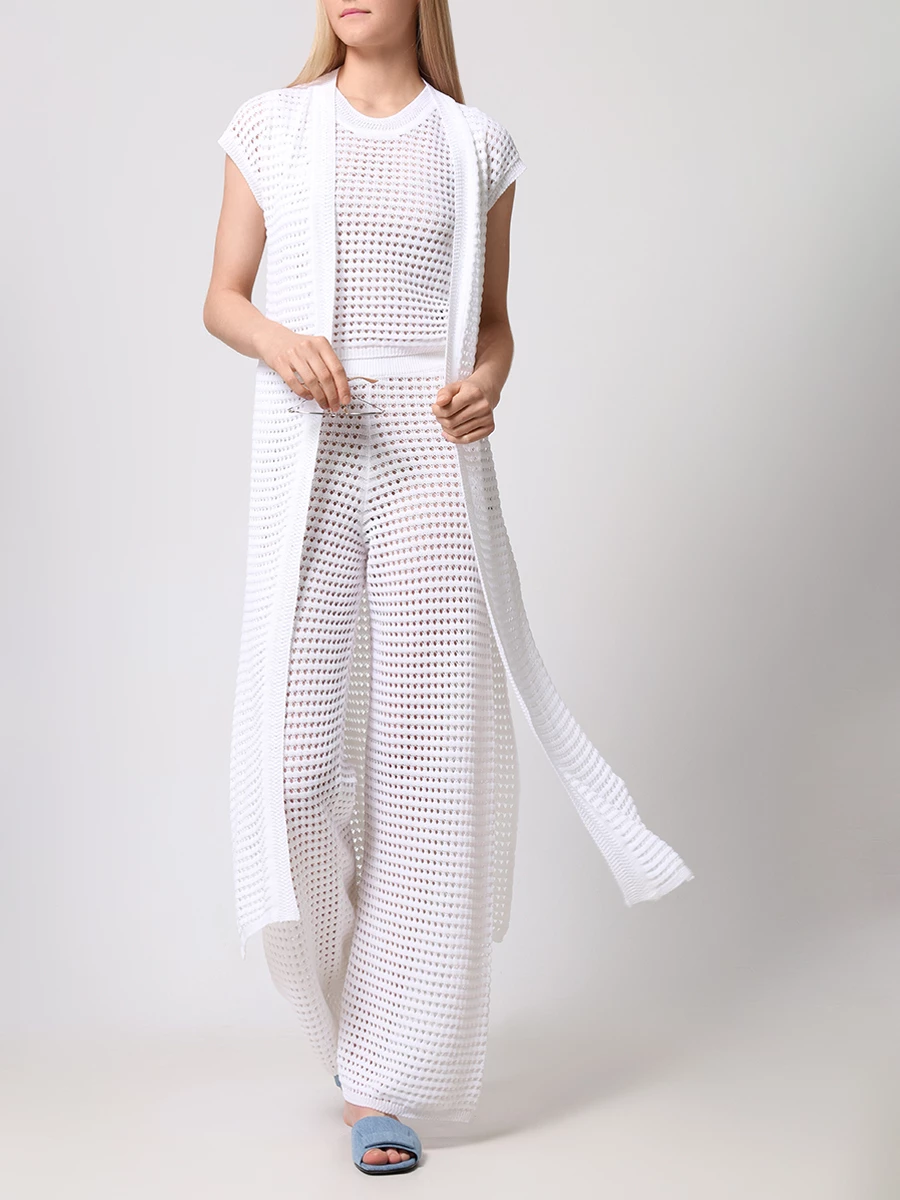 

Костюм хлопковый, Белый, R24145CM80A/R24145PM58A_2571 100