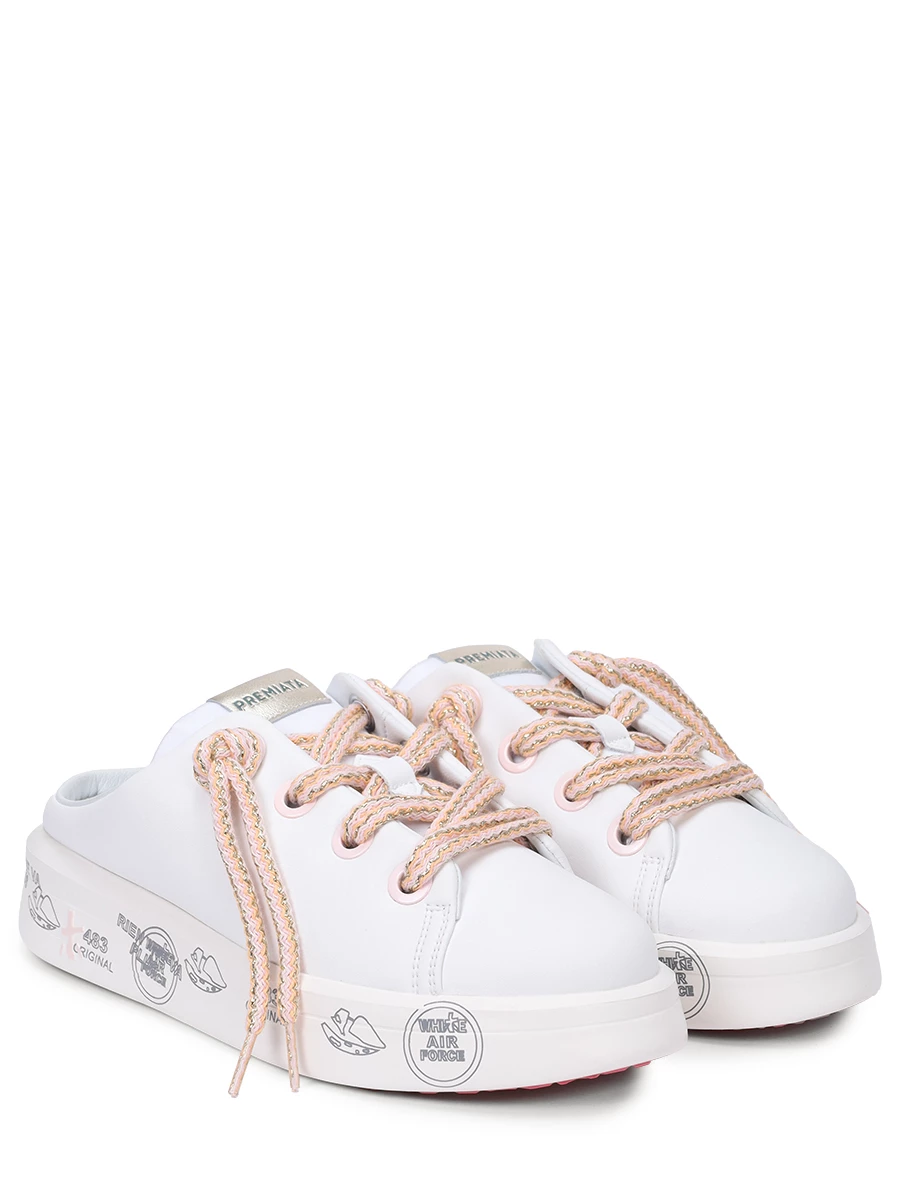 

Мюли кожаные Belle, Розовый, BELLE VAR 6785