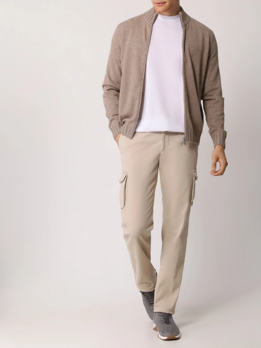 Футболка хлопковая KITON UMCMAU H2 H0883701 Белый  Фото 2