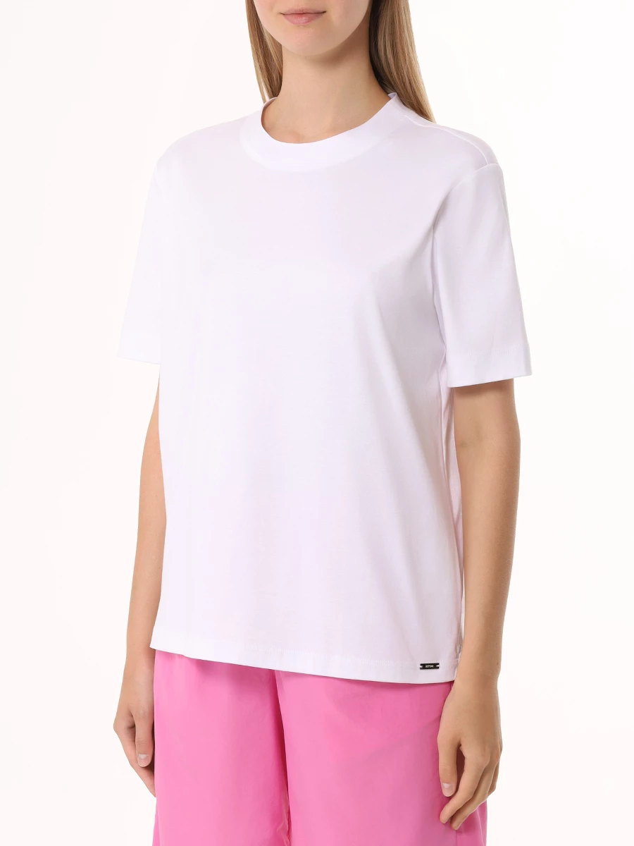 Футболка хлопковая KITON D53450H080510102 Белый  Фото 4