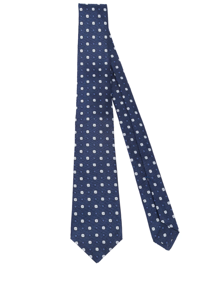 Галстук шелковый KITON UCRVKP C02I5003 Синий  Фото 2