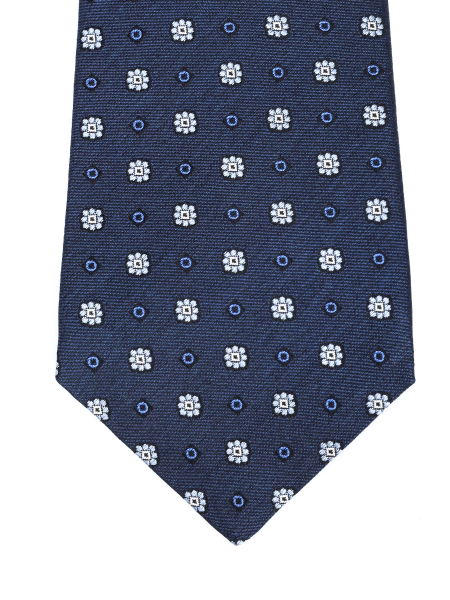 Галстук шелковый KITON UCRVKP C02I5003 Синий  Фото 3