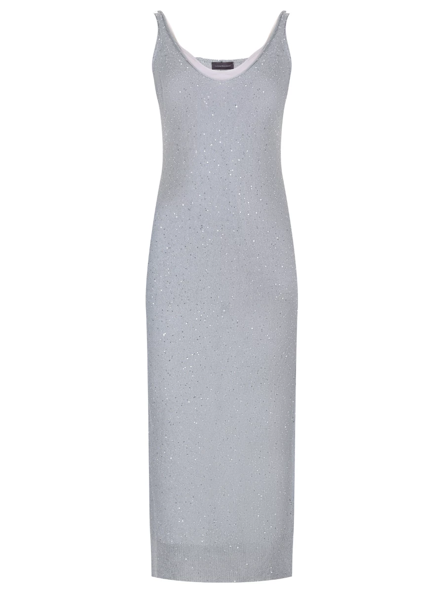 

Платье из вискозы, Голубой, E24132AM50A_2435 533