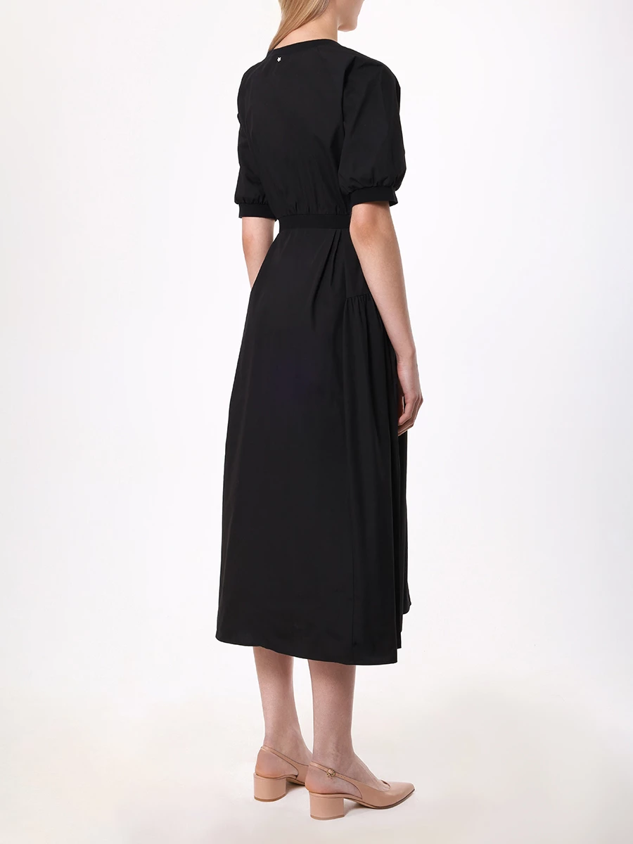 Платье хлопковое LORENA ANTONIAZZI E2437AB32A_4222 999 Черный  Фото 3