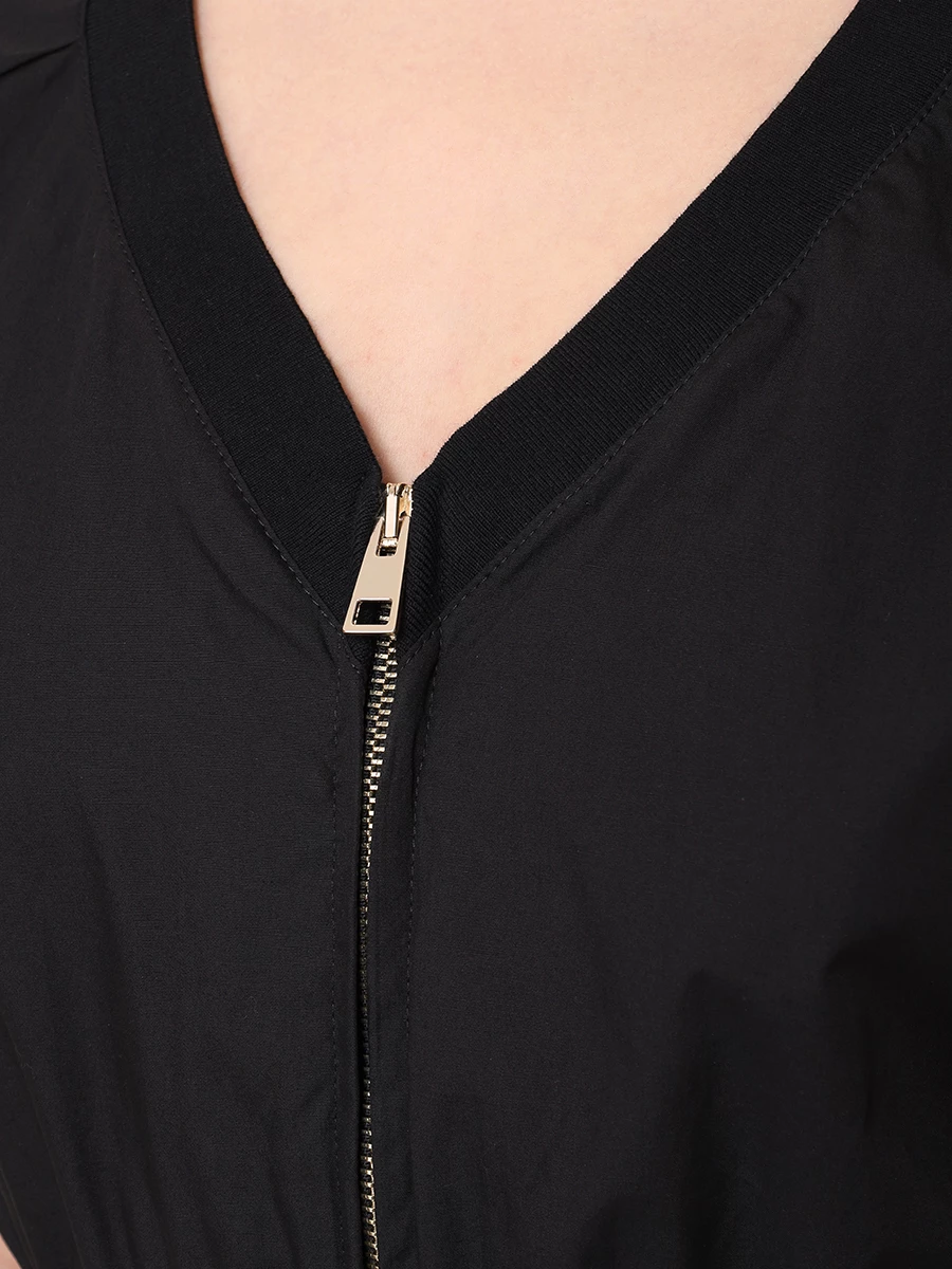 Платье хлопковое LORENA ANTONIAZZI E2437AB32A_4222 999 Черный  Фото 5